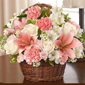 Cedar Knolls Florist | Pink Basket