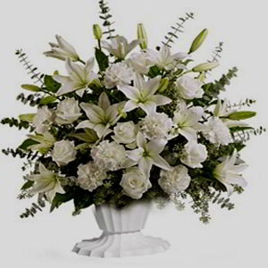 Cedar Knolls Florist | All White Sympathy